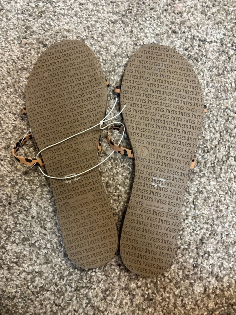 Tkees Gemma Exotic Cheetah Slide Sandals 10 11 NWOT